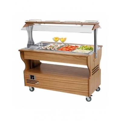 Buffet-Untit verwarmd 4 keer 1/1 gastronorm Buffet-Untit verwarmd 4 keer 1/1 gastronorm