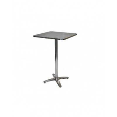 Statafel - Praattafel - RVS 70*70 CM Statafel - Praattafel - RVS 70*70 CM