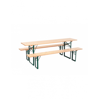 Bank blank gelakt 220 cm - Bierbank Bank blank gelakt 220 cm - Bierbank