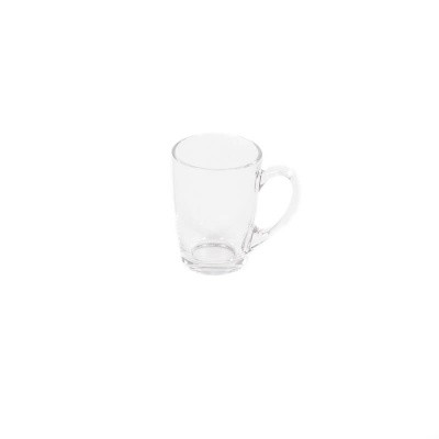 Glazen beker/mok met oor 27 cL Glazen beker/mok met oor 27 cL