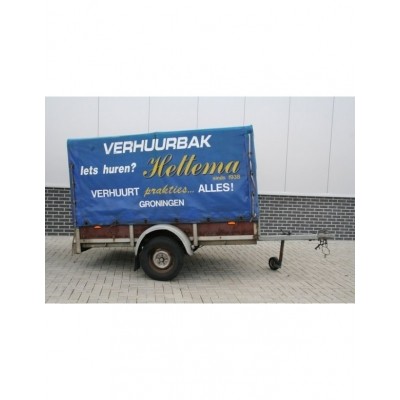 Aanhangwagen met huif Aanhangwagen met huif