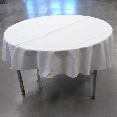 Tafellinnen dia 180 cm ecru. synthetisch Tafellinnen dia 180 cm ecru. synthetisch