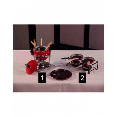 Gourmetstel spiritus, voor 2 personen. Gourmetstel spiritus, voor 2 personen.