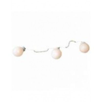 Partyverlichting 12 meter, 8 witte bollen Partyverlichting 12 meter, 8 witte bollen