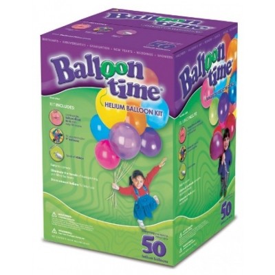 Heliumfles incl. 50 ballonnen + lint Heliumfles incl. 50 ballonnen + lint