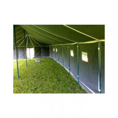 Legertent 5 x 10 meter (zelfbouw) Legertent 5 x 10 meter (zelfbouw)