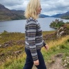 Afbeelding van Emerald Grano Vest - Authentiek Fair Isle Wollen Vest voor Dames Navy