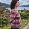 Afbeelding van Emerald Grano Vest - Authentiek Fair Isle Wollen Vest voor Dames Rood