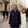 Afbeelding van Camplin Peacoat London Melton Wol Dames Navy