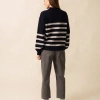 Afbeelding van Saint James Wollen Coltrui Lugano navy/grijs