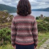 Afbeelding van Emerald Grano Vest - Authentiek Fair Isle Wollen Vest voor Dames Rood