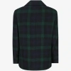 Afbeelding van Camplin Island Peacoat Black Watch - 100% Wol Moon Weverij