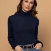 Afbeelding van Bay Road Merinos Isabel Colshirt Navy