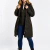 Afbeelding van Dubarry Redington Dames Lange Waxjas - Verdigris 
