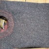 Afbeelding van Fisherman out of Ireland Crew Neck met Seed Stitch Dark Umber