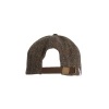 Afbeelding van Walker and Hawkes Brungton Harris Tweed Baseball Cap met Suède Leren Klep