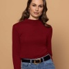 Afbeelding van Bay Road Merinos Willow Turtle Neck Bordeaux