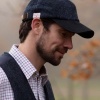 Afbeelding van Walker and Hawkes Brungton Harris Tweed Baseball Cap met Suède Leren Klep