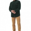 Afbeelding van Mousqueton Kermelo Overshirt – Grove Rib met Dubbele Borstzak Ceder