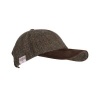 Afbeelding van Walker and Hawkes Brungton Harris Tweed Baseball Cap met Suède Leren Klep