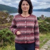 Afbeelding van Emerald Grano Vest - Authentiek Fair Isle Wollen Vest voor Dames Rood