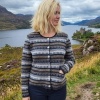Afbeelding van Emerald Grano Vest - Authentiek Fair Isle Wollen Vest voor Dames Navy