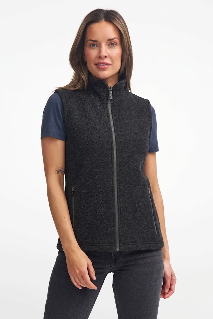 Ivanhoe of Sweden Beata Gekookte Wollen Bodywarmer Scarabée (450gr)