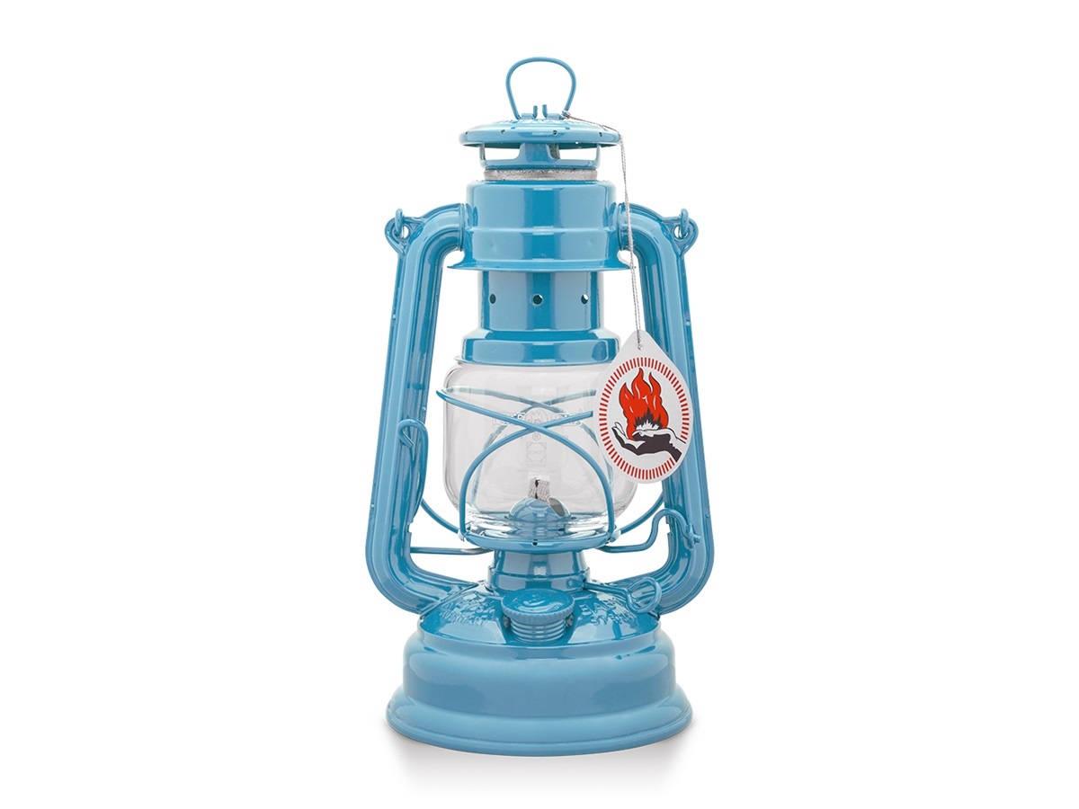 Feuerhand Stormlamp Pastel Blauw