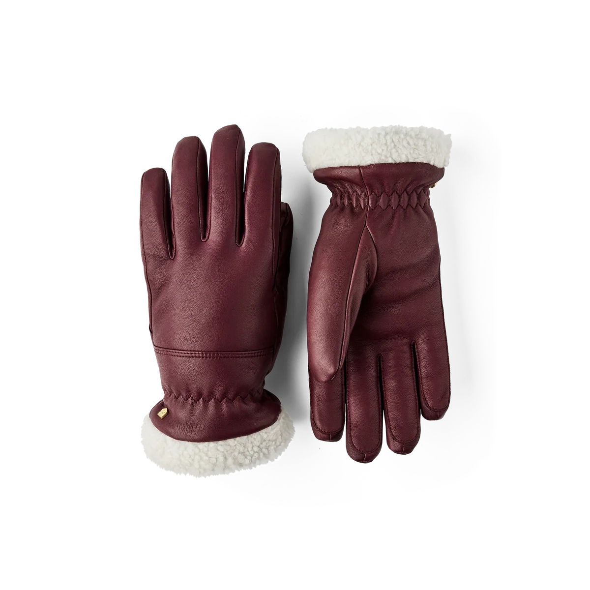 Hestra Edda Dameshandschoen – Soepel Lamsskin met G-Loft Voering Bordeaux