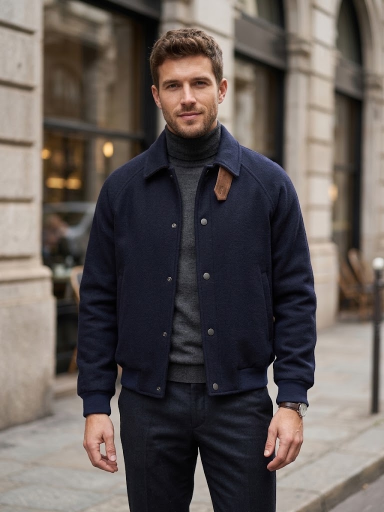 Camplin Letter Unito Jas | Premium Wollen College Jacket