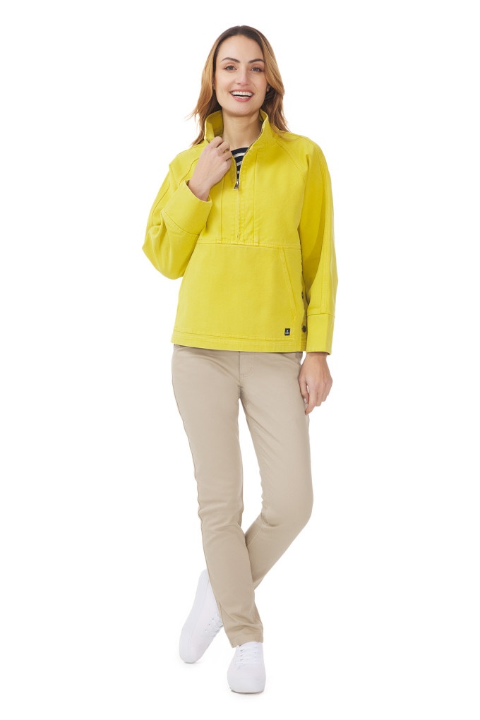 Mousqueton Yelli Smock Zip Neck- Miel Mousqueton Yelli Smock Zip Neck- Miel