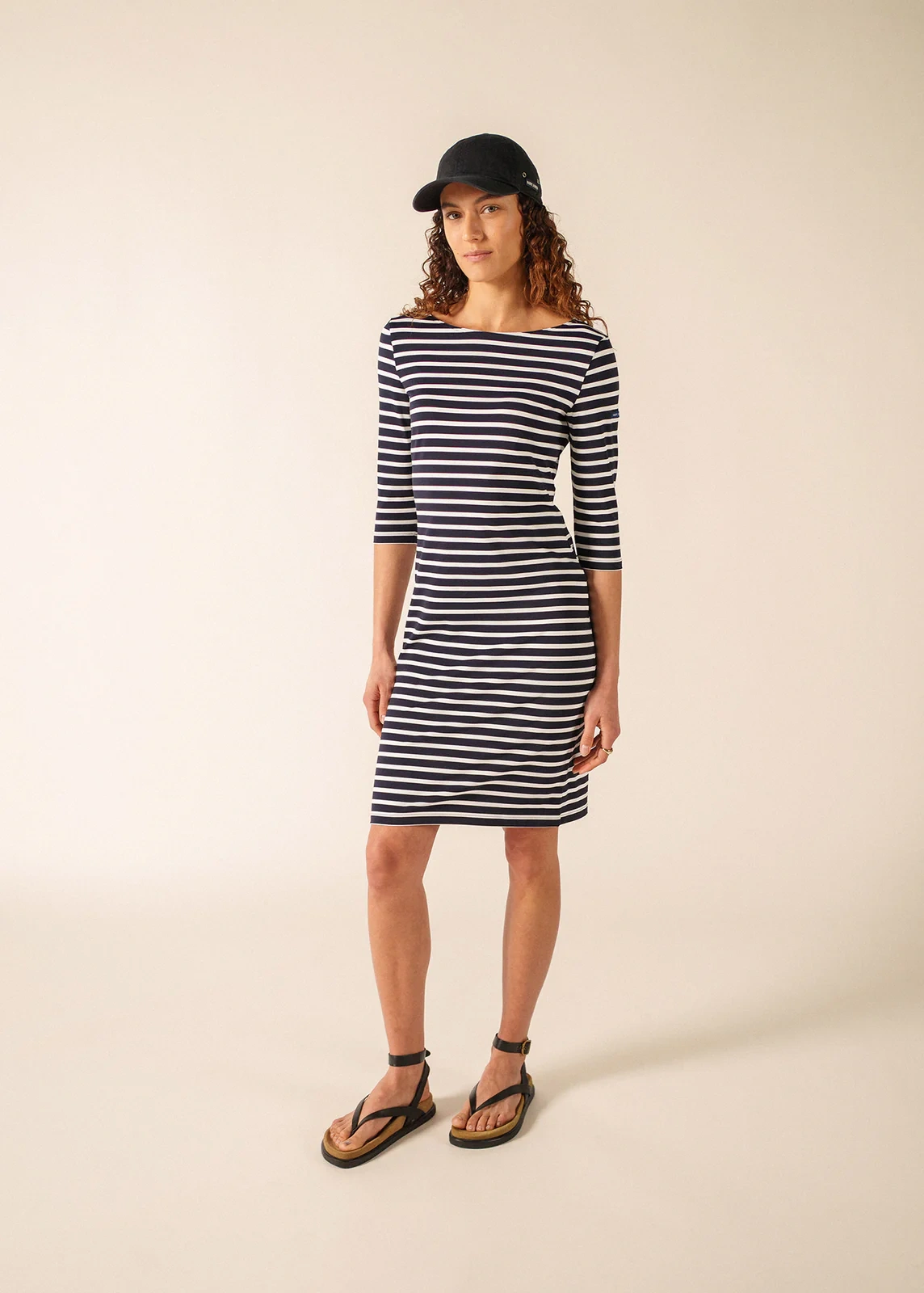 Saint James Propriano Streepjurk Navy/Neige