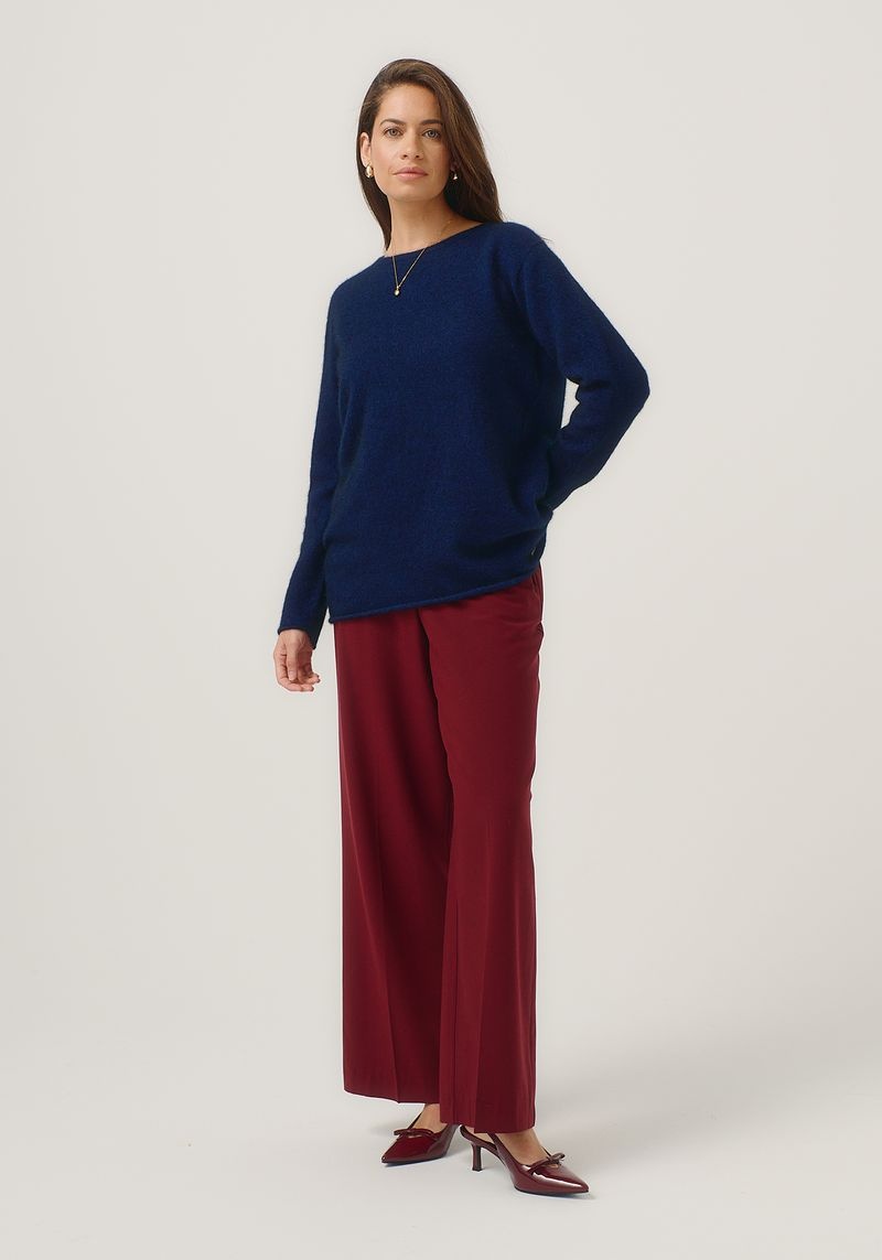 Merinomink Essential Crew Neck Trui - Possum, Merino & Zijde Merinomink Essential Crew Neck Trui - Possum, Merino & Zijde