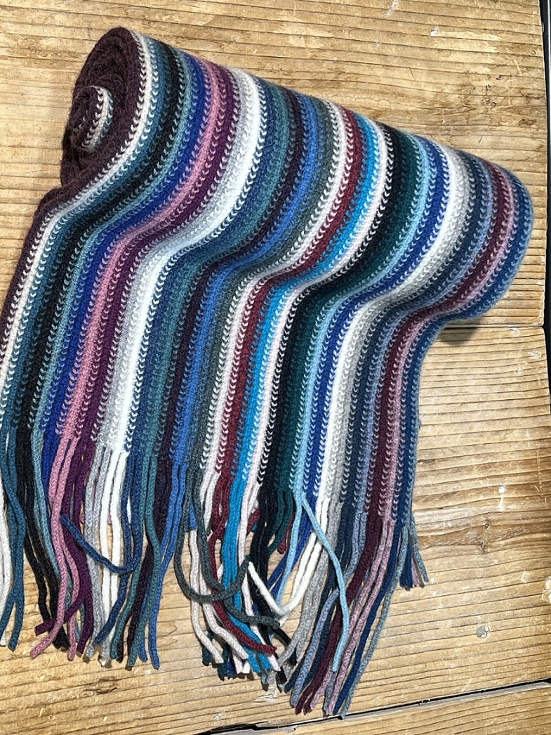 The Scarf Company Sjaal Blue-Mauve The Scarf Company Sjaal Blue-Mauve