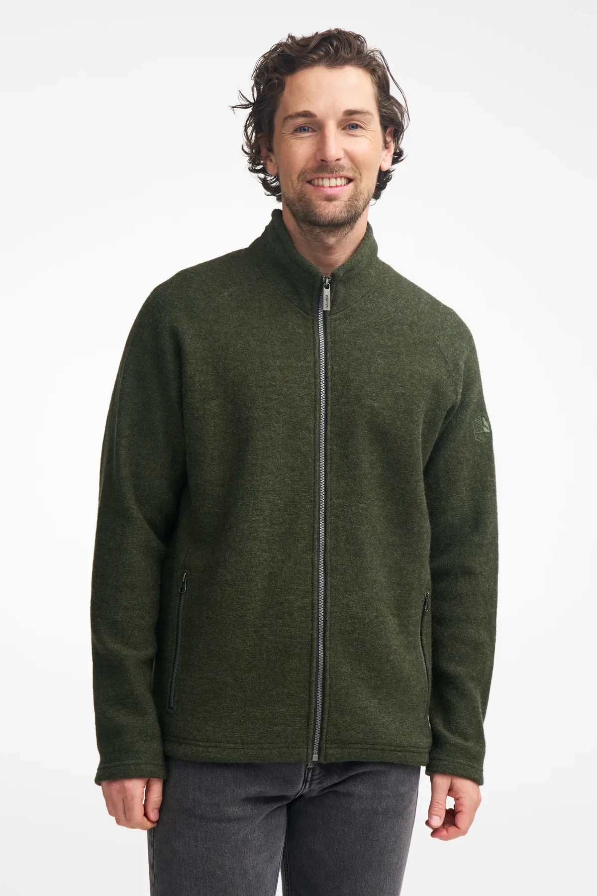 Ivanhoe Danny Vest Gekookte Wol Loden Green