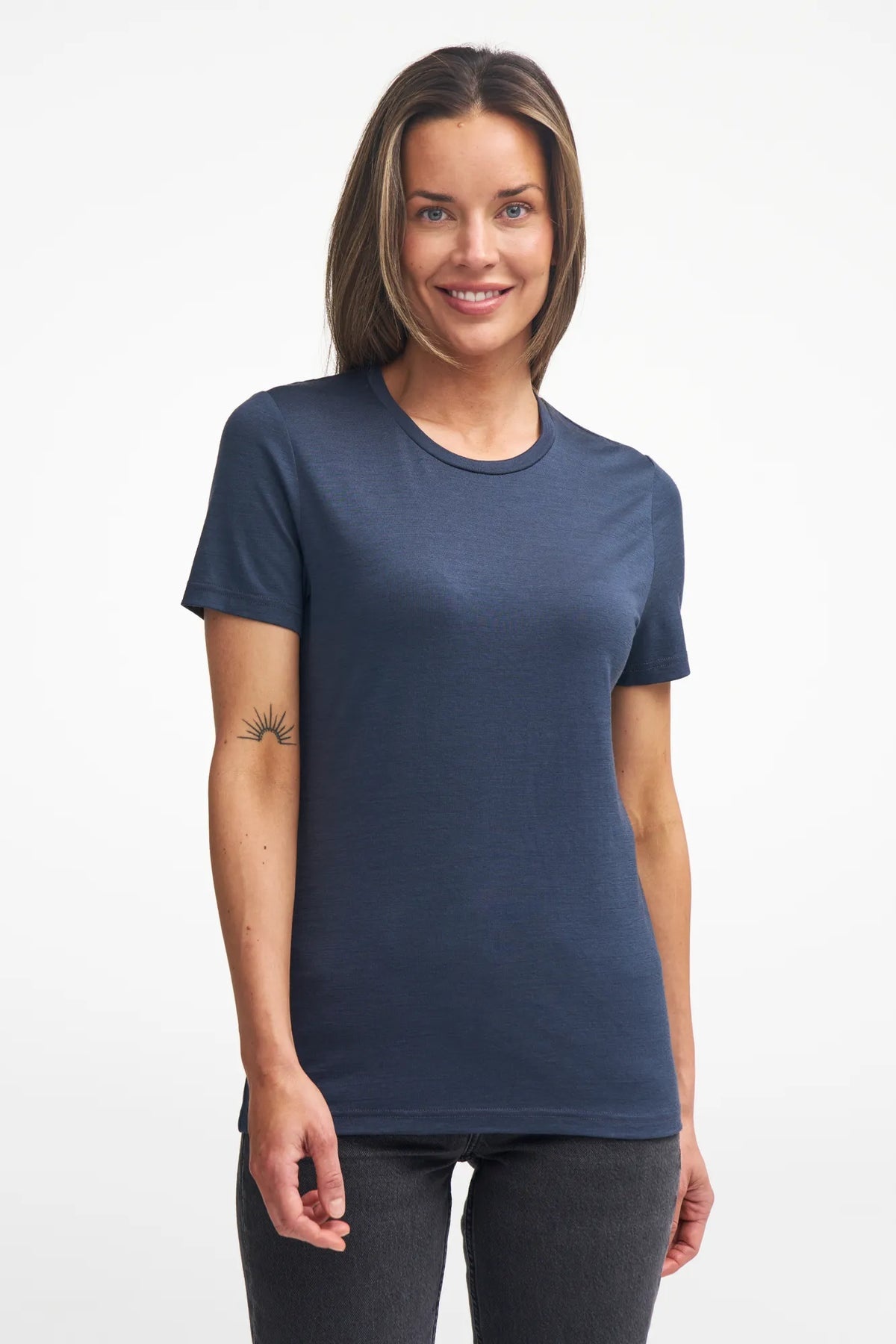 Ivanhoe UW Cilla T-shirt- Steelblue Ivanhoe UW Cilla T-shirt- Steelblue