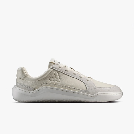 Vivobarefoot Gobi II Sneaker Premium Leer Heren- Limestone