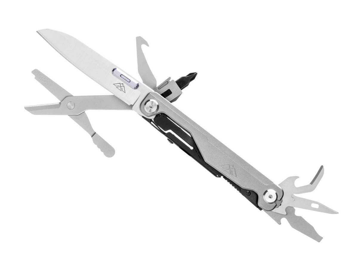 Black Eagle Teton Multiknife – Premium Titanium 11-in-1 Multitool Mist Grey Black Eagle Teton Multiknife – Premium Titanium 11-in-1 Multitool Mist Grey