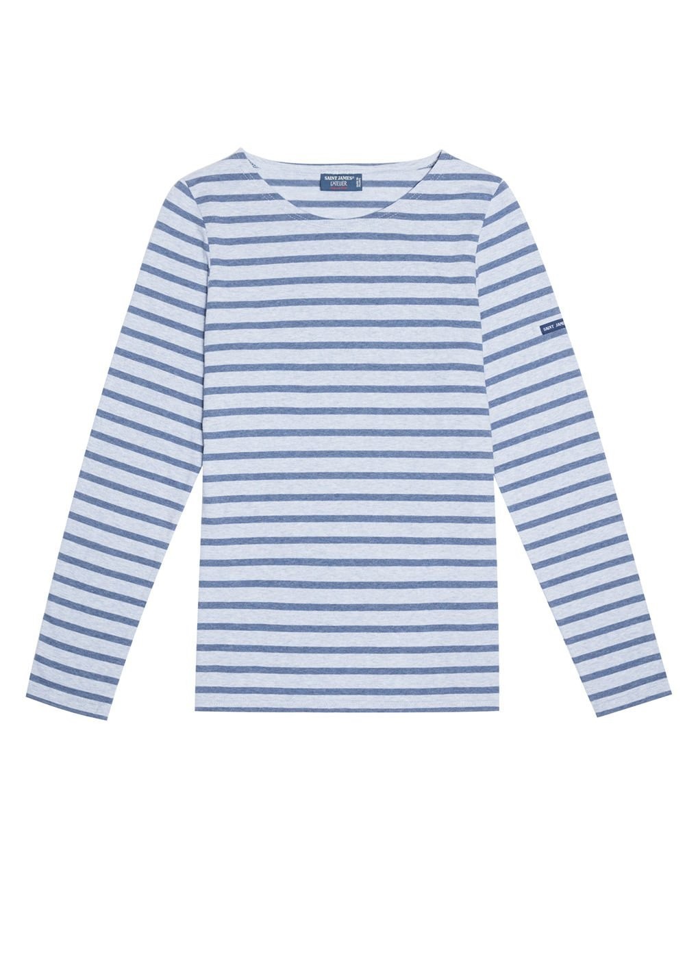 Saint James Minquidame ciel chine/chambray clair Foto van Saint James Minquidame ciel chine/chambray clair