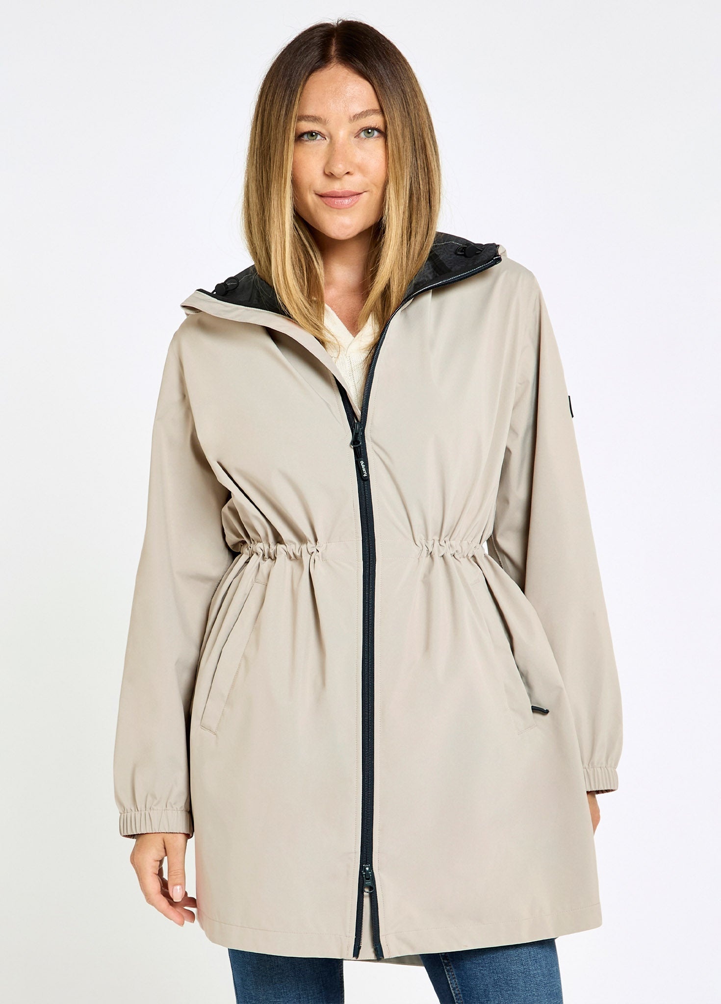 Dubarry Brookside lange regenjas- Bone Dubarry Brookside lange regenjas- Bone