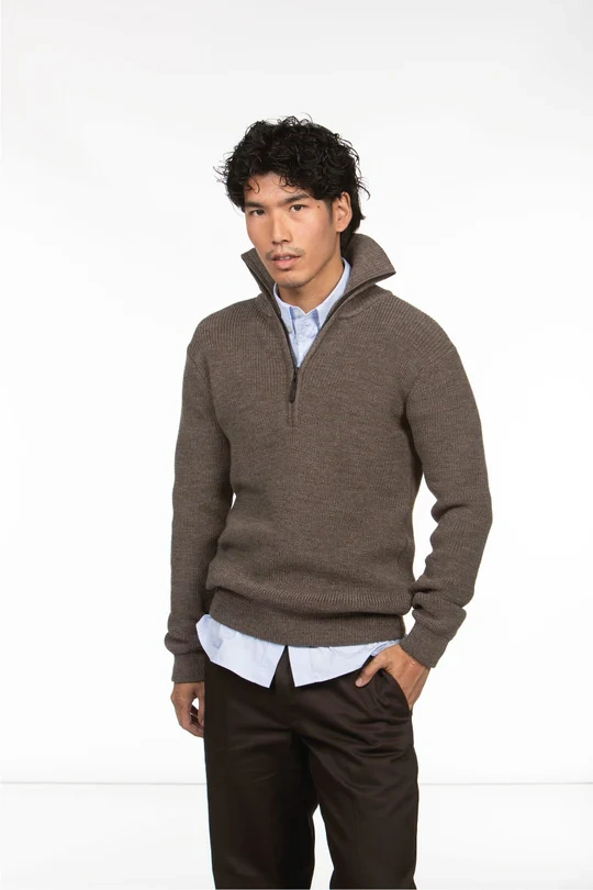 Roosenstein Wolke Wieger Windstopper Schipperstrui Bruin