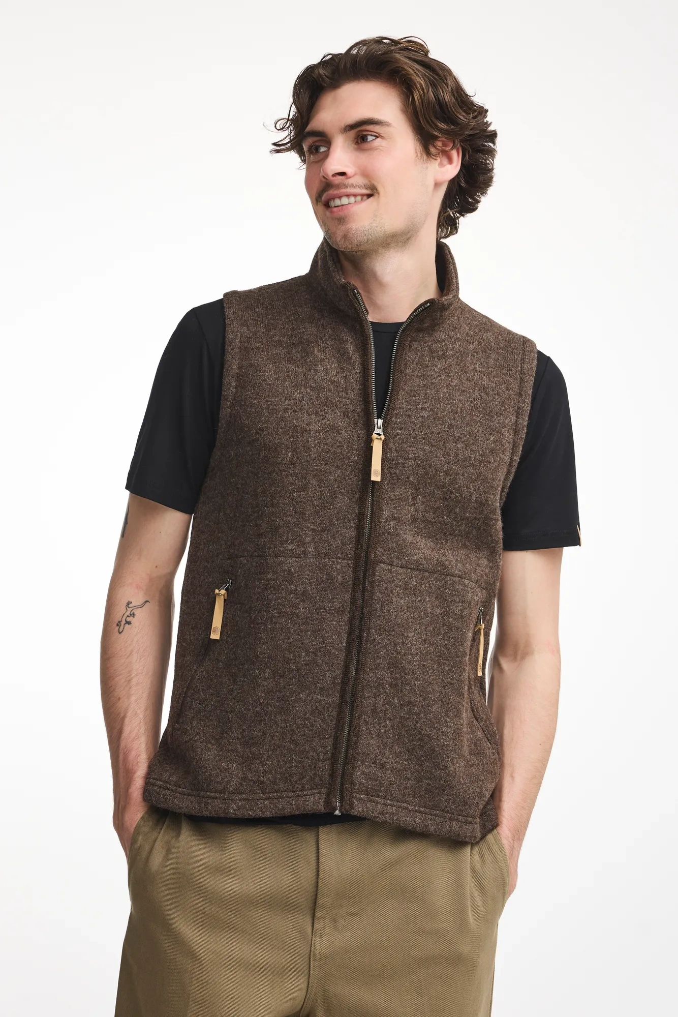 Ivanhoe of Sweden Bodywarmer Barley – 100% Ongeverfde Wol (450g)