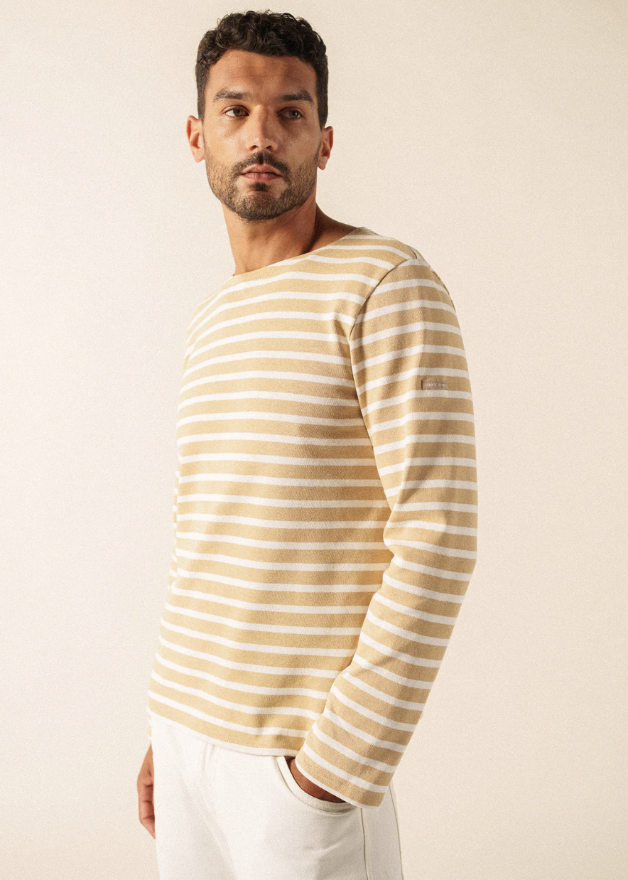 Saint James Méridien Breton shirt- Toile/Neige Saint James Méridien Breton shirt- Toile/Neige