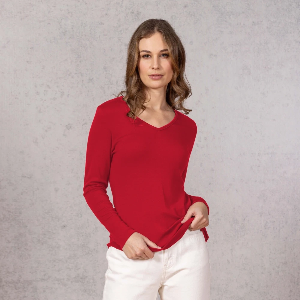 Bay Road Merinos Juliet V-Neck Heart