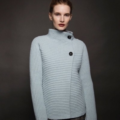 Foto van Fisherman Horizontal Ribbed Gardigan