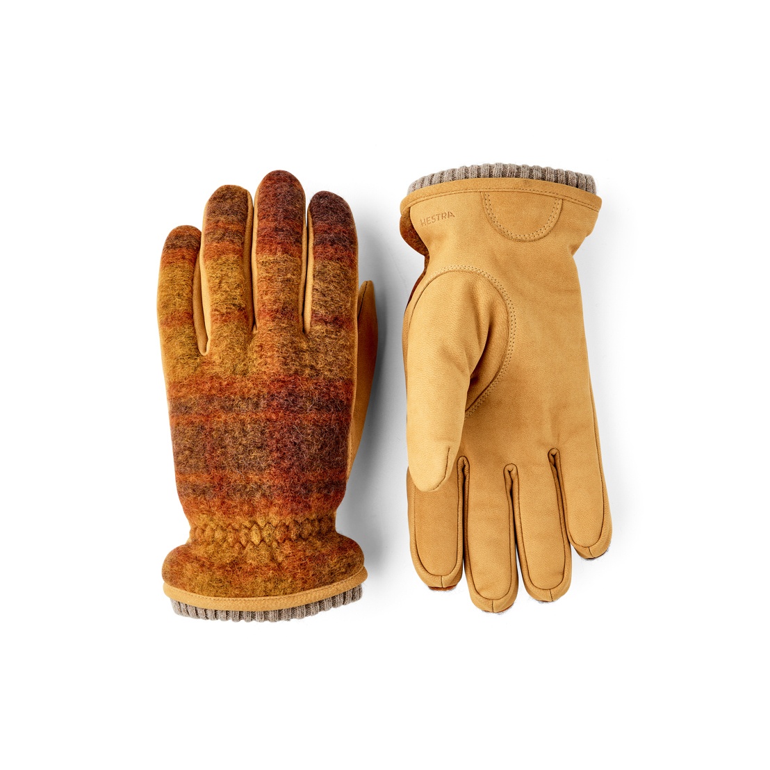 Hestra Noah Herenhandschoen – Geitennubuck & Wollen Tricot