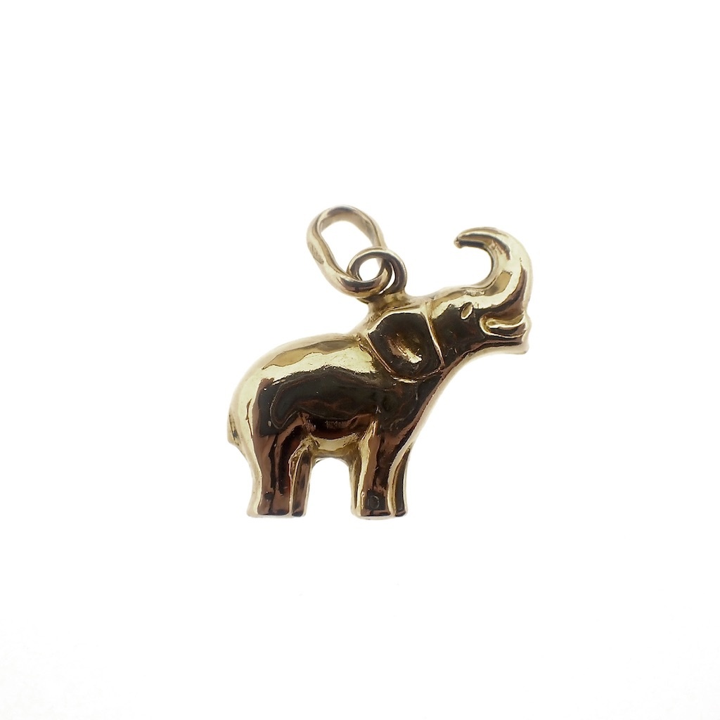 Rozenkwarts hanger olifant doorboord - Spiritual Garden