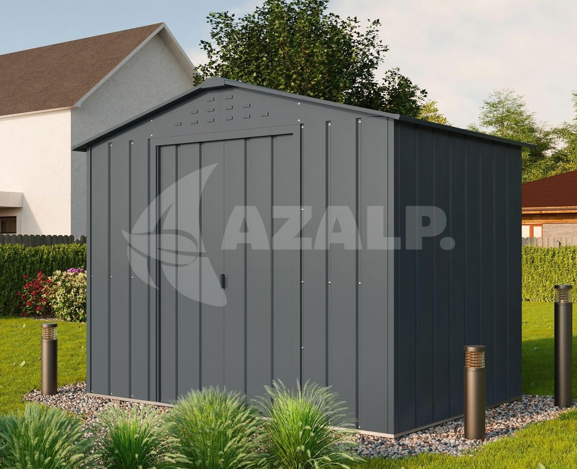 Duramax Top Shed 8x6, Antraciet Kaufen bei Azalp.de