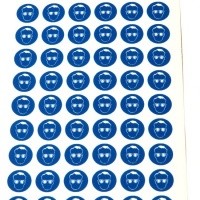 Stickervel Oogbescherming verplicht a 56 stuks