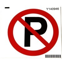Verbodssticker Verboden te parkeren